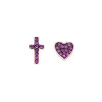 Orecchini Amen Donna Prega, Ama in Argento Zircone ECRCURRZ - ECRCURRZ